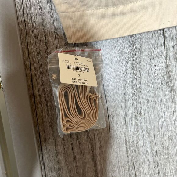 Anthropologie Yummie Bralette Small Nude Strapless NEW - Picture 3 of 6